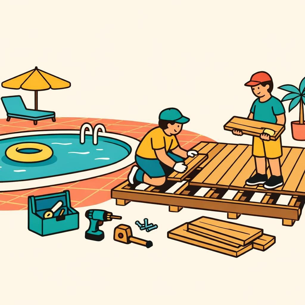 Pool Deck Installation